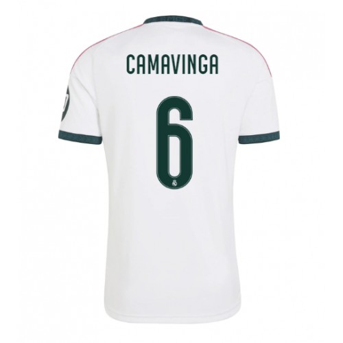 Dres Real Madrid Eduardo Camavinga #6 Domaci 2026-27 Kratak Rukav